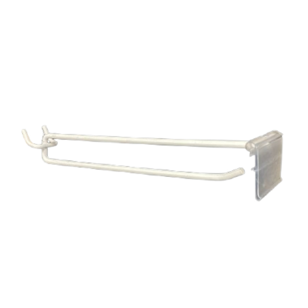 Peg Board Hook With Scanner - White - Style #10
