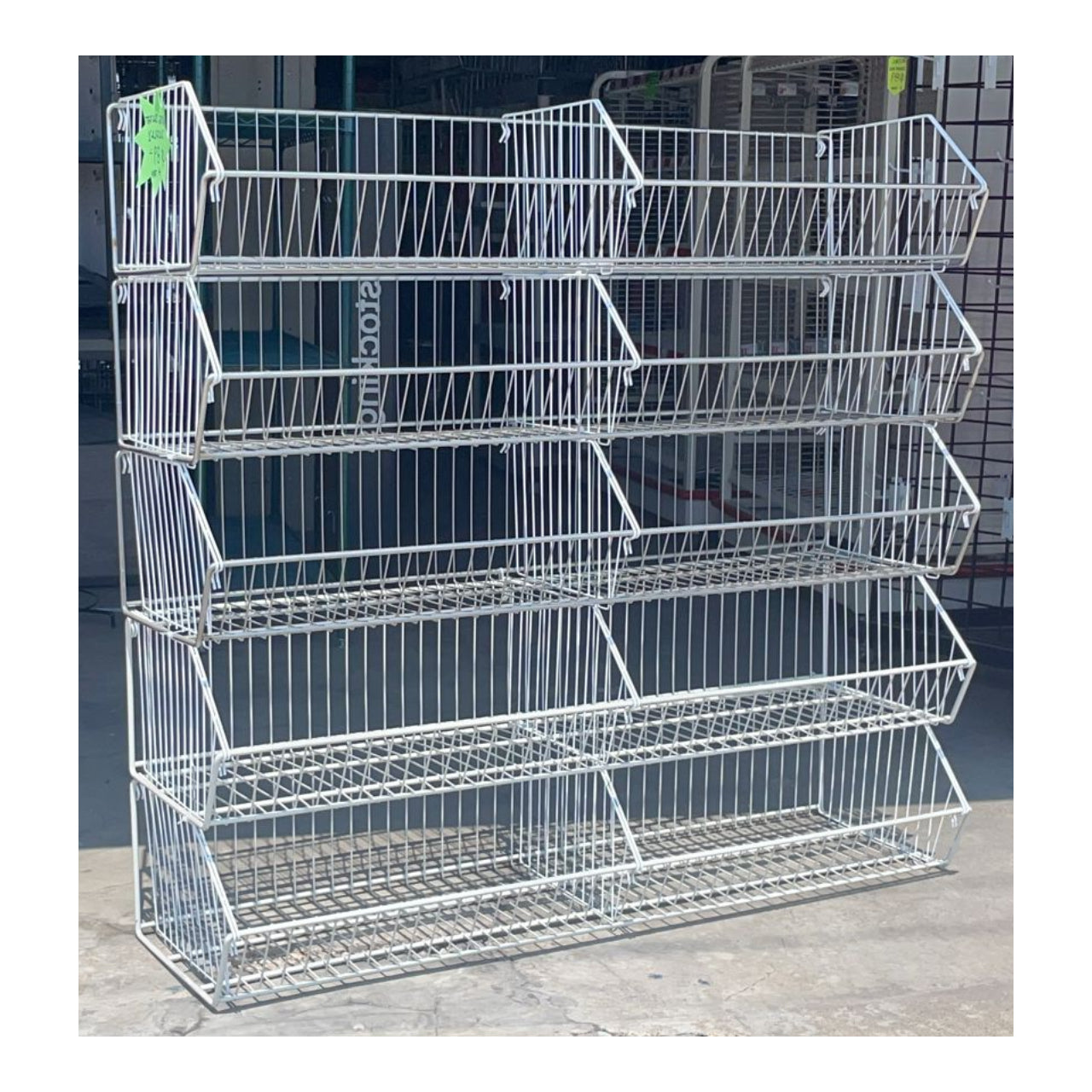 Wire Baskets 5-Tiers - Chrome
