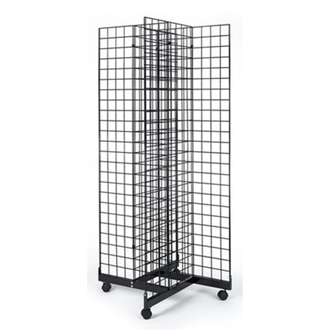 4-Way Grid Panel - Black – Texas Shelving Warehouse