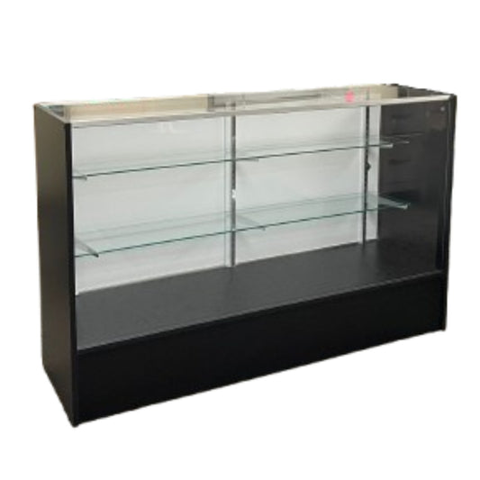 Full Vision Wood Showcase - Black