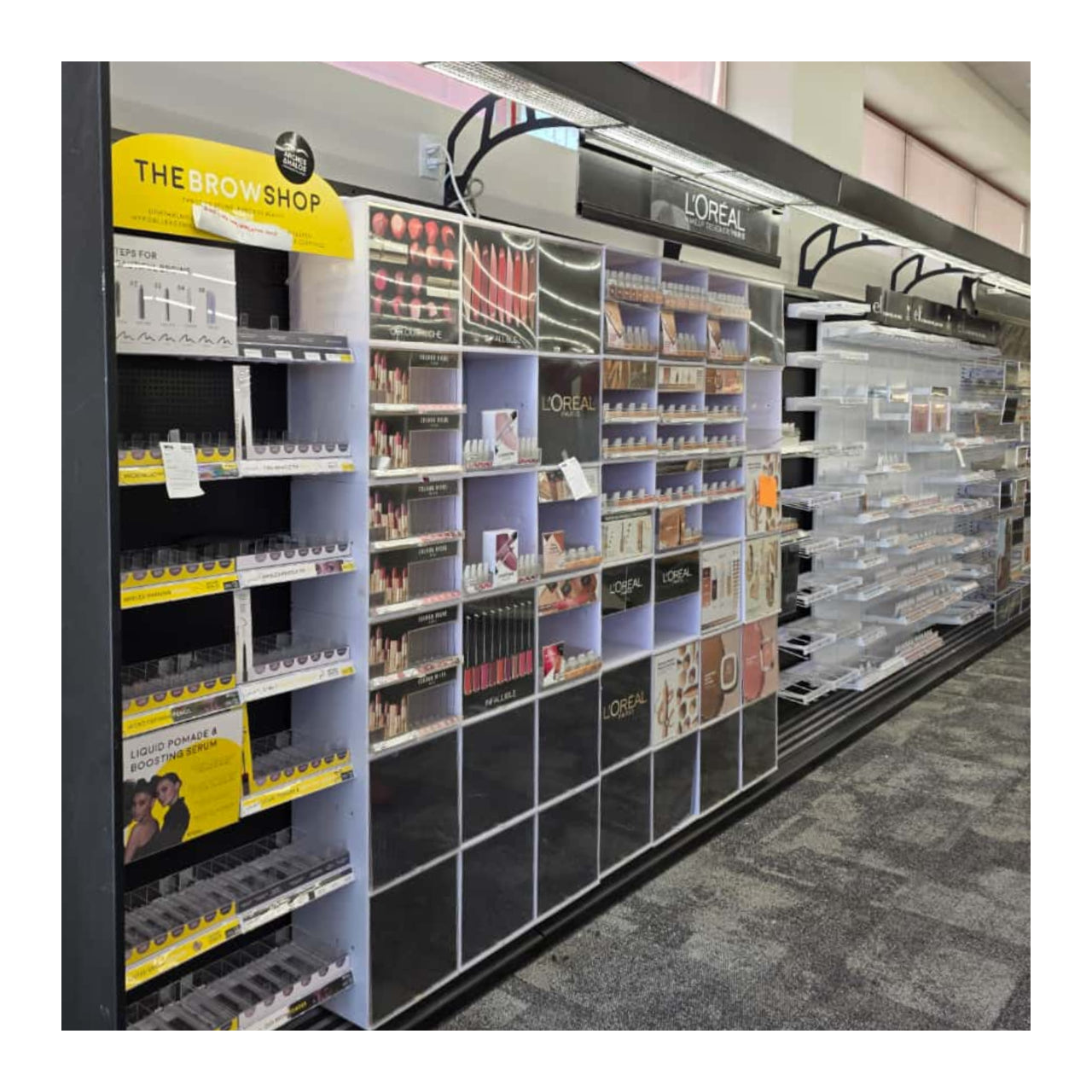 Cosmetic Retail Wall Display