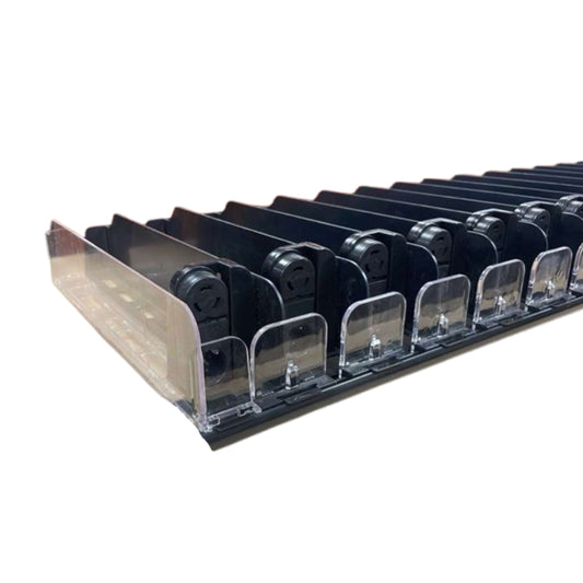 Shelf Pushers – Black – 4ft Length