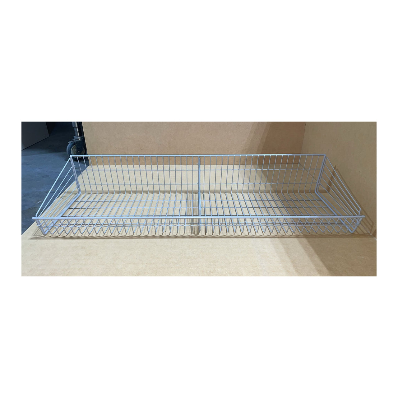 Wall Gondola w/Wire Baskets - Gray