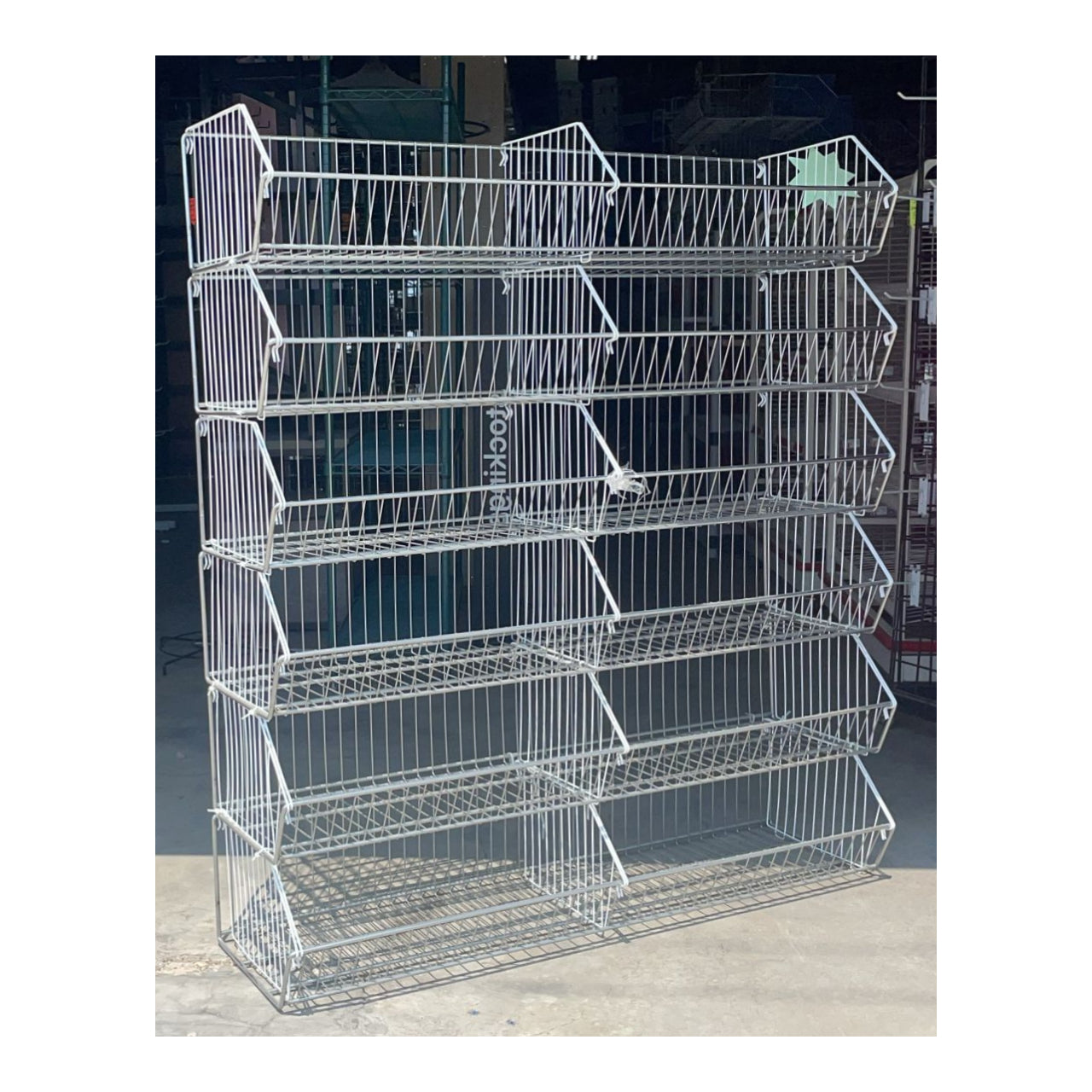 Wire Baskets 5-Tiers - Chrome