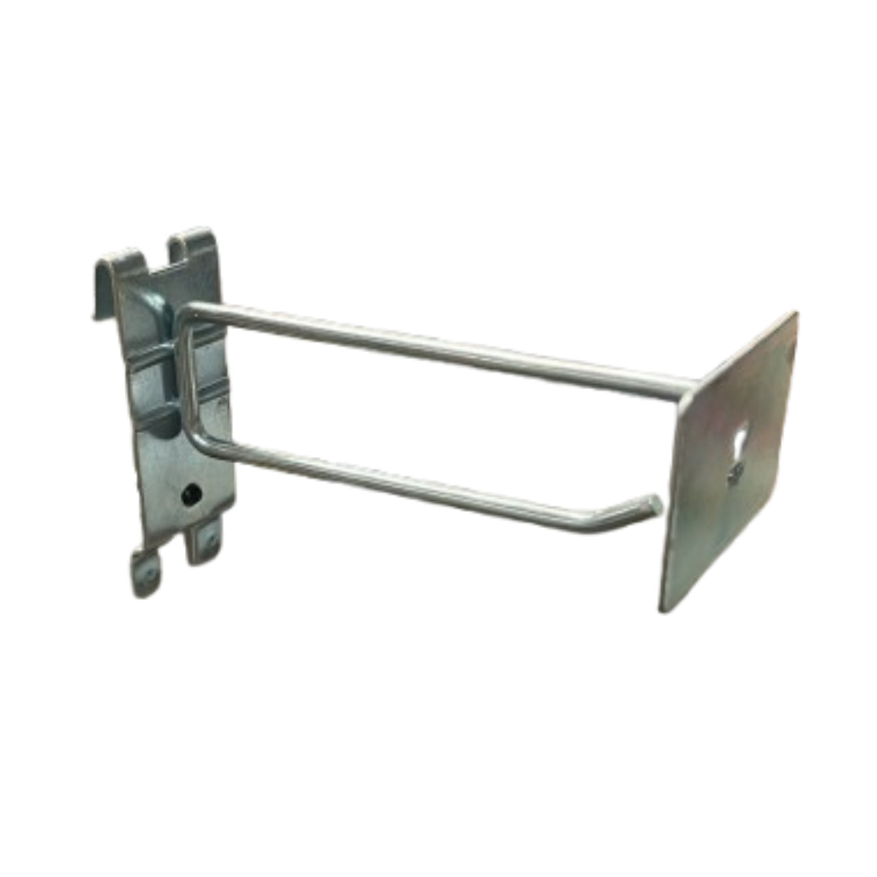 Curl Back Peg Board Hook - Dirty Chrome