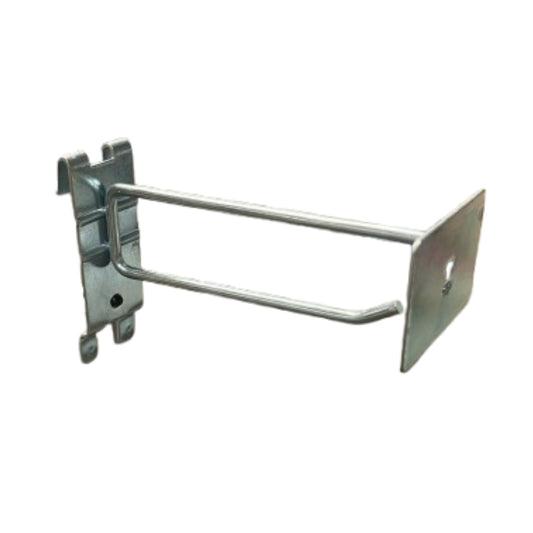 Curl Back Peg Board Hook - Dirty Chrome