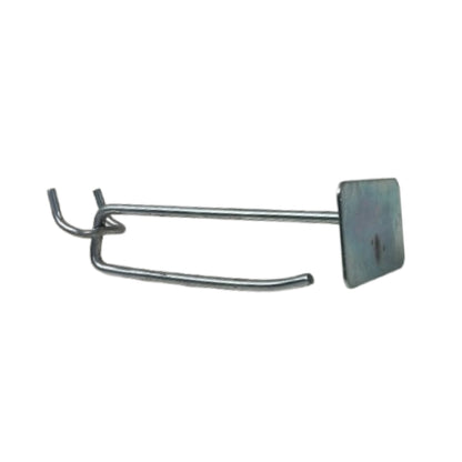 Peg Board Hook With Scanner - Dirty Chrome - Style #4